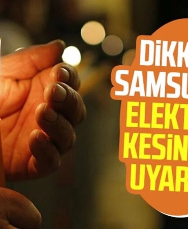 Samsun'da 3 Ocak 2025 Tarihinde Elektrik Kesintisi