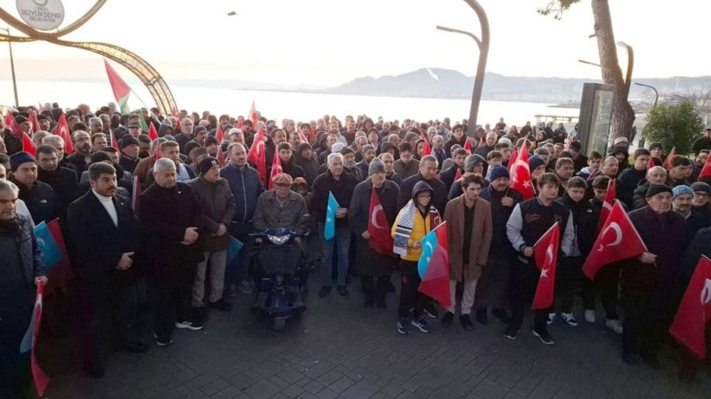 Ünye’de Gazze ve Mazlumlar İçin Dualar Edildi