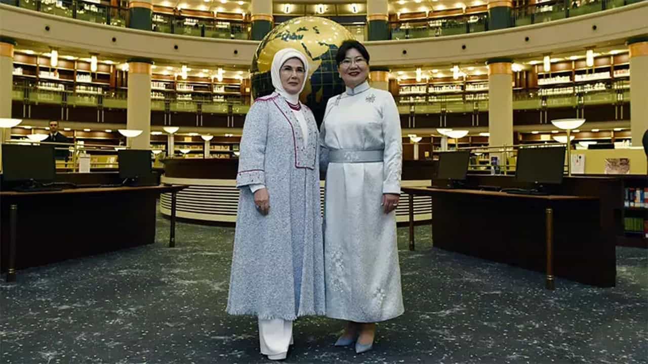 Emine Erdoğan ve Moğolistan First Lady’si Luvsandorj Dostluk Mesajları Verdi